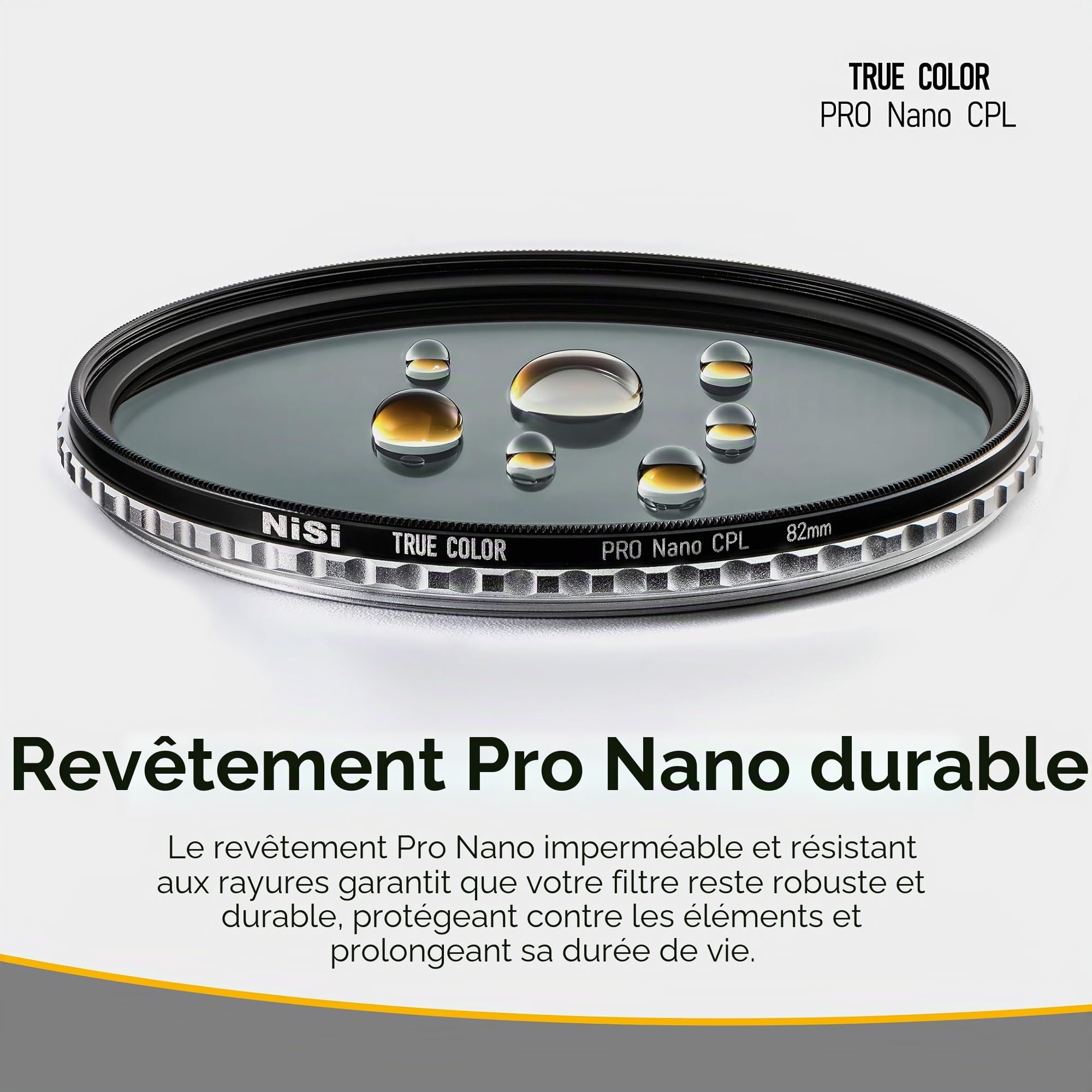 NiSi True Color CPL Filtre polarisant Circulaire Pro Nano 77 mm