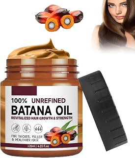 Organic Batana oil for hair growth, unrefined Batana oil from Honduras, Batana oil for hair growth, for a healthier, thicker and fuller hair (1pc)