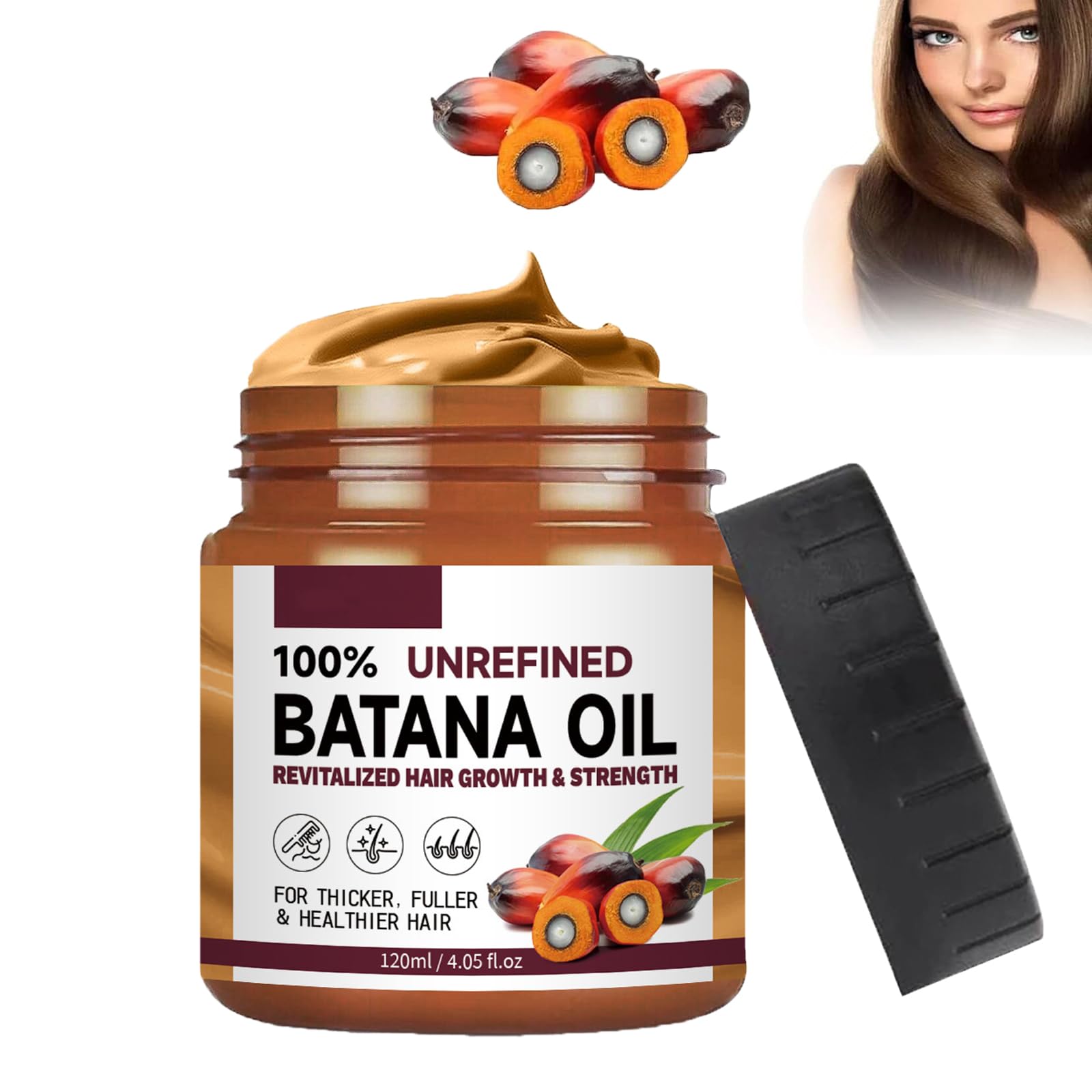 Huile De Batana 100% Bio Du Honduras - Pour Croissance Cheveux - 3.4 Fl Oz - Neuf