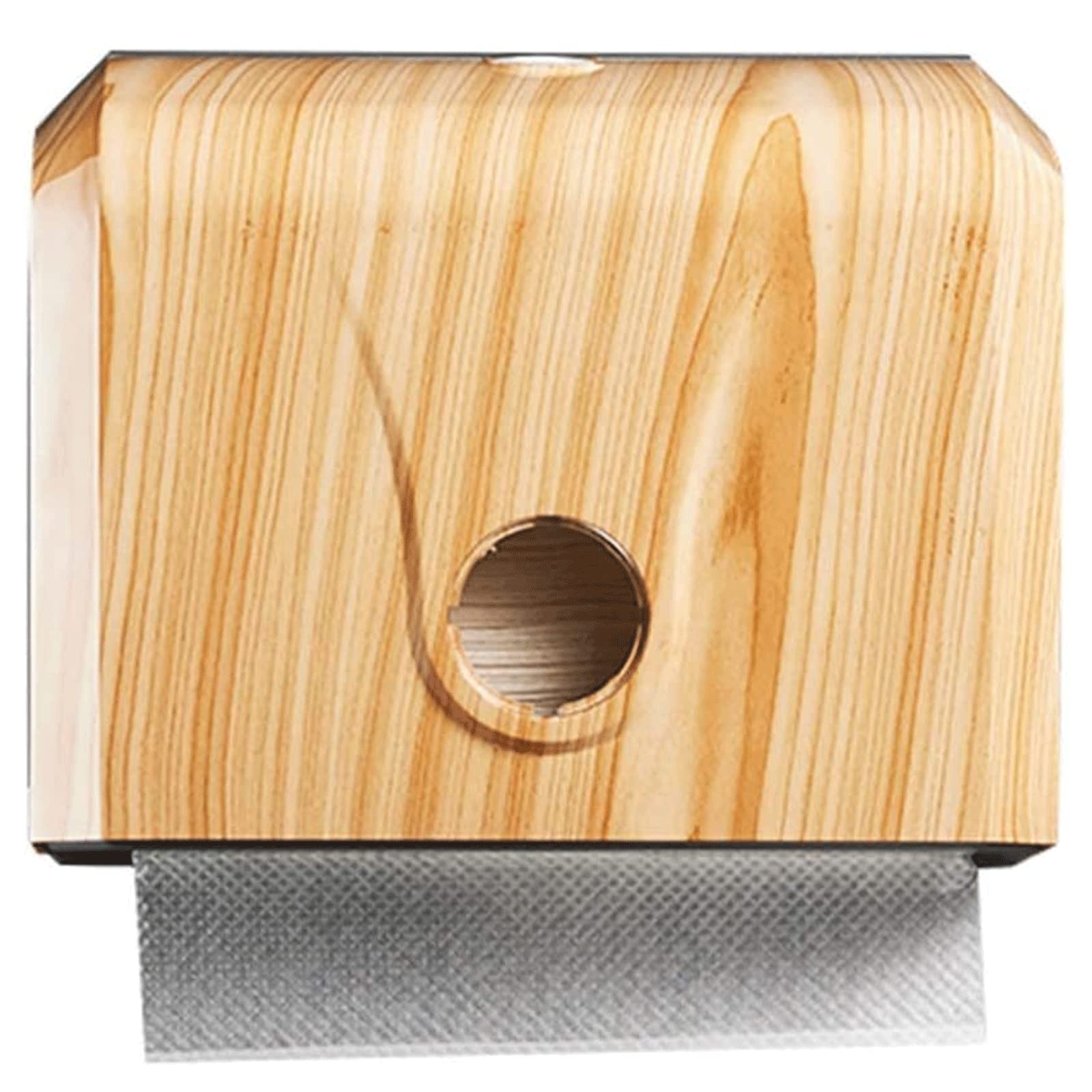 Baño Dispensador de Toallas de Papel de Montaje en Pared con Soporte para pañuelos de baño con Llave Dispensador de Toallas de Mano de plástico sin Perforaciones para el hogar y la Cocina Comercial