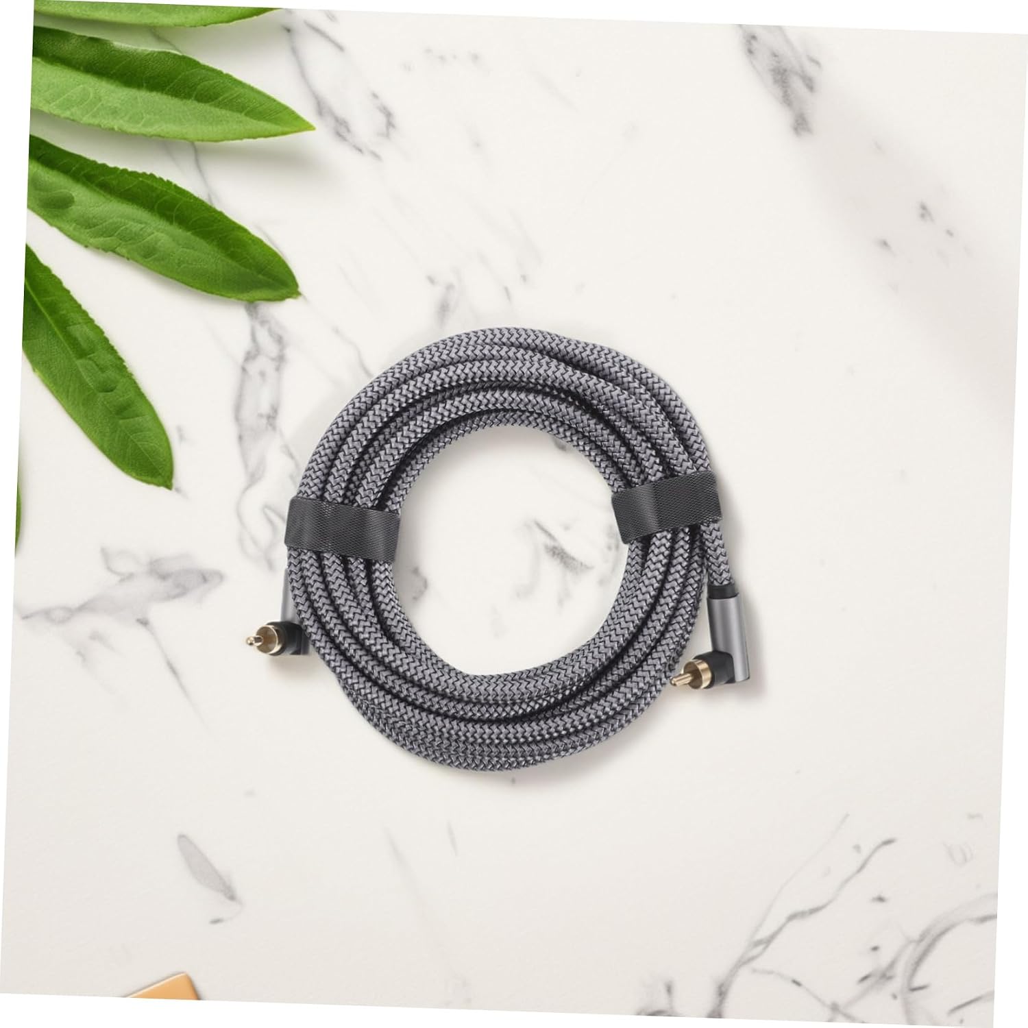 VILLCASE Digital Coaxial Audio Cable Zinc Alloy Copper 5m with Gold Plated