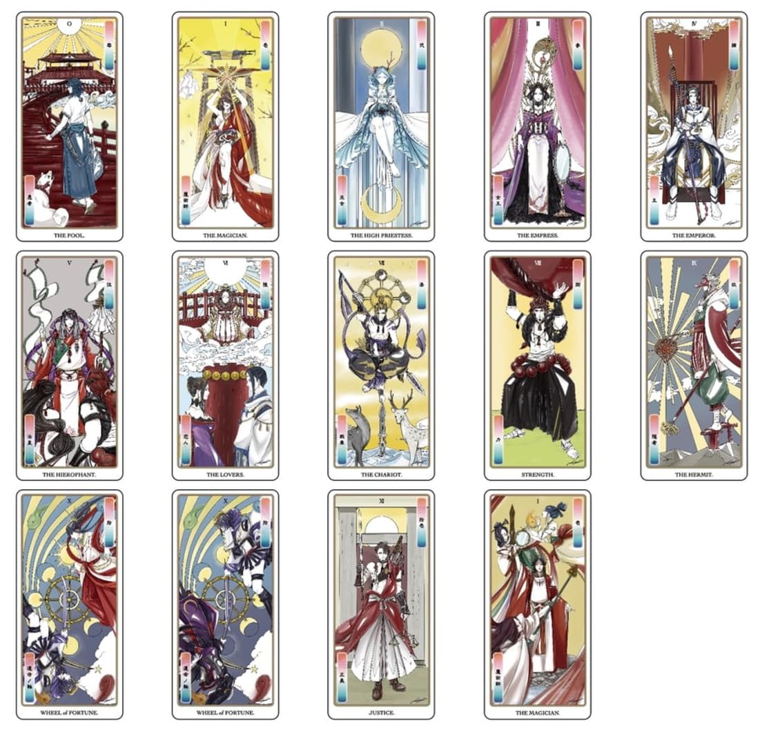 Amazon.co.jp: 正規品 日本神話タロット 極 フルデッキ＆ ベルベット