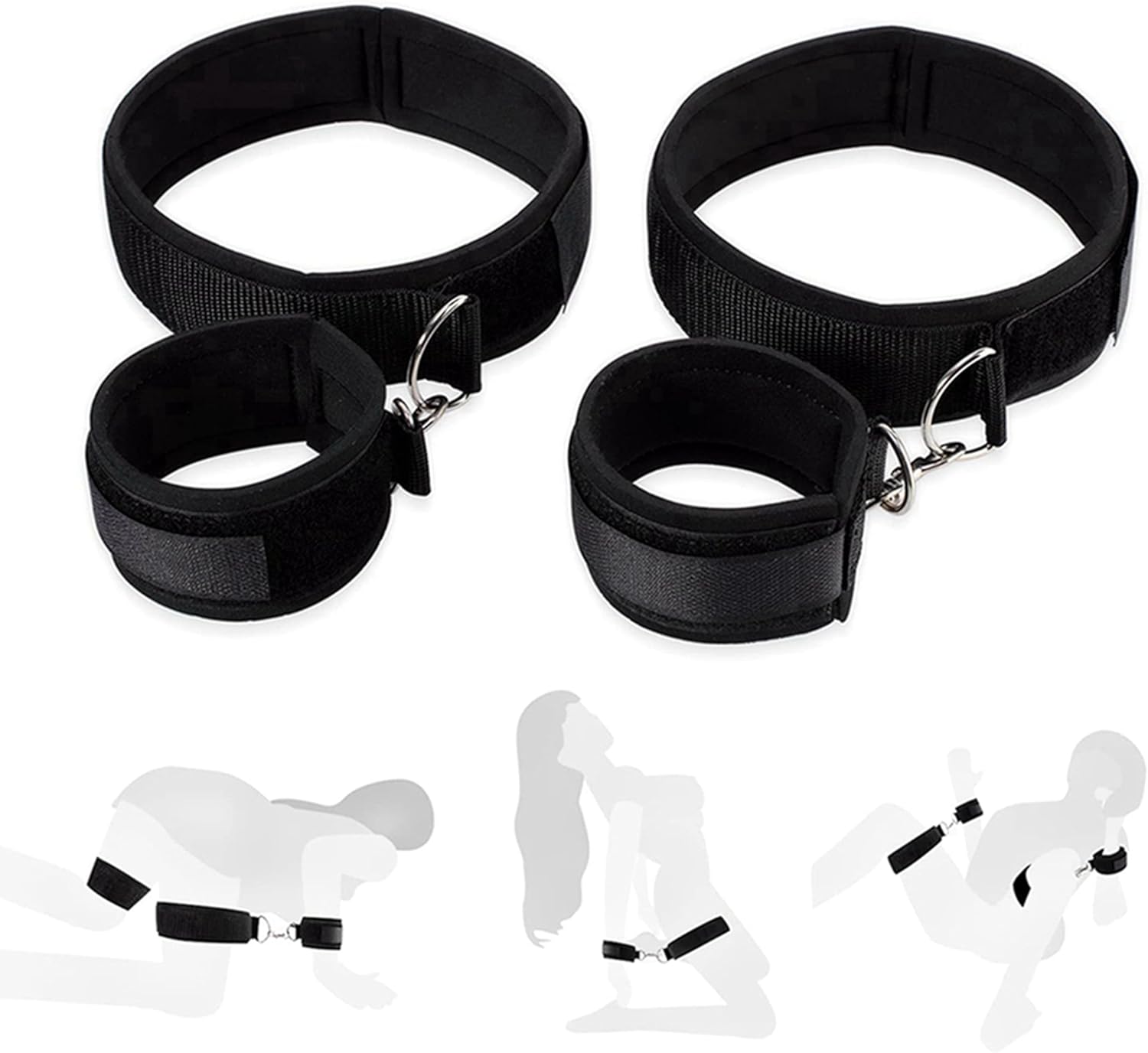 Amazon.com: Bed Restraint for Headboard Adults Sex Cuff Bracelet Set ...