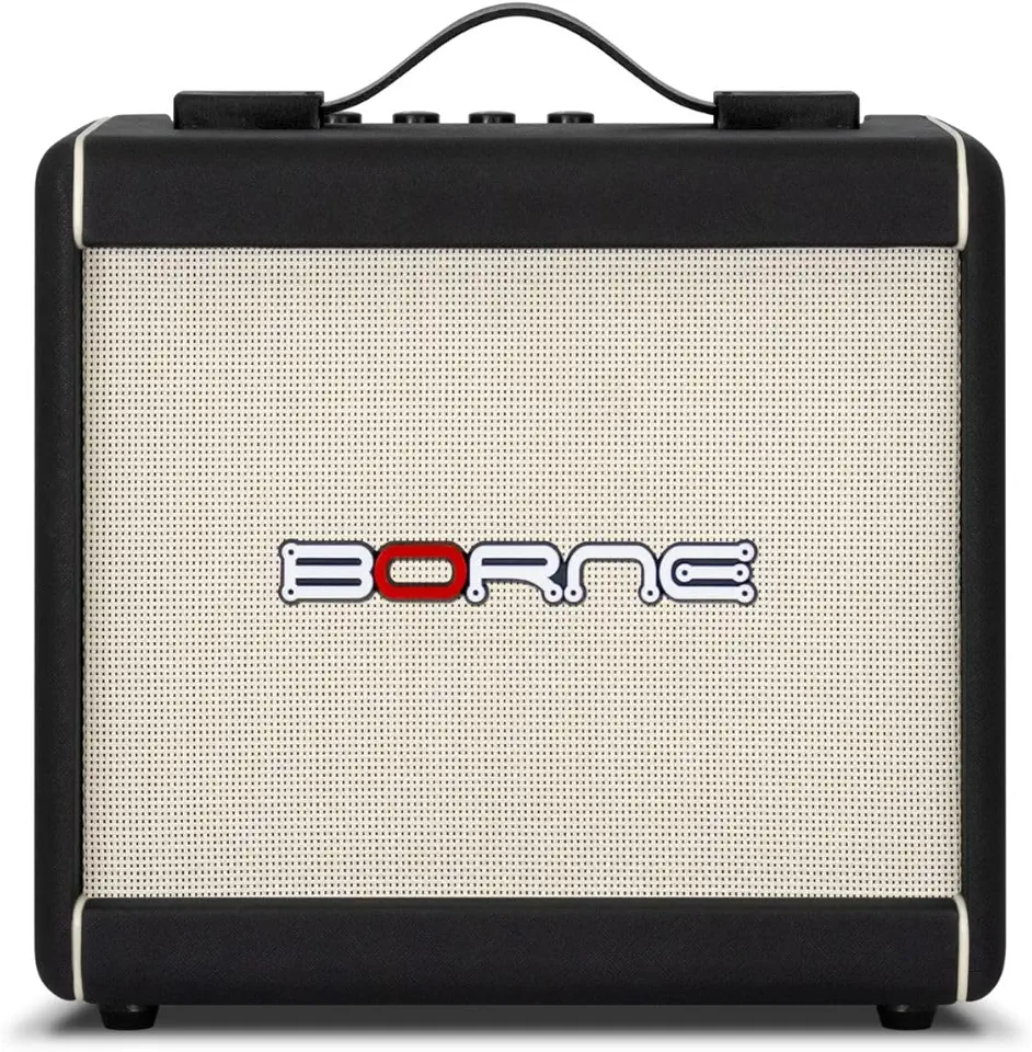 Amplificador Cubo Para Guitarra Borne F60 Preto 15W Bivolt Automático