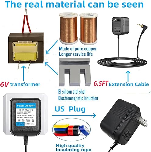 Miniatura 4 de Adaptador de corriente de 6 V compatible con Mr. Heater Big Buddy Heater MH18B F274800 F276127 F274830 F274865,6V DC para cable de alimentación,