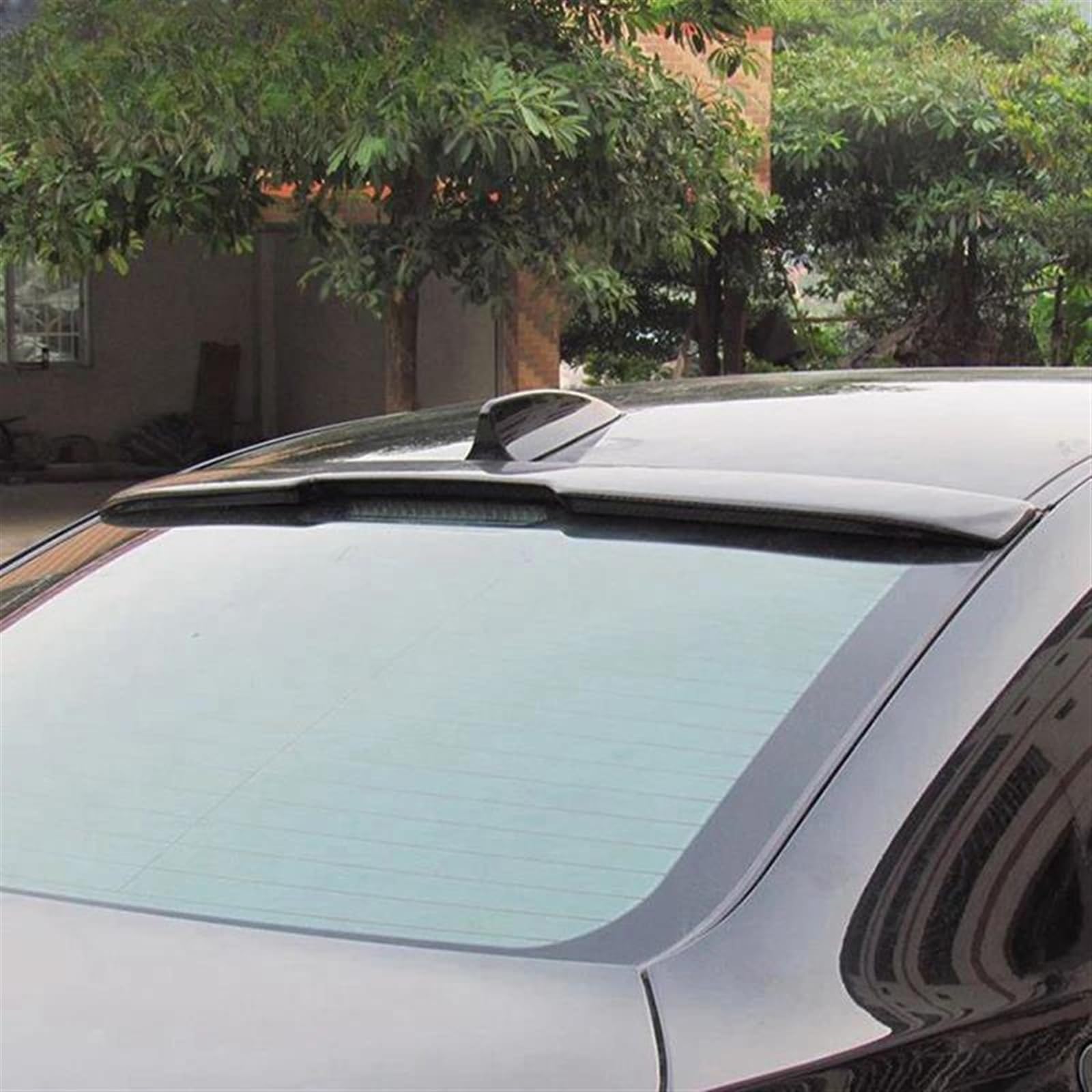 Achterzijde Splitters Spoiler Lip Voor B&MW E60 520 525 530 2004-2010 Achterruit Dak Auto Spoiler Wing Tuning Auto Spoiler Kofferbak Spoiler(Glossy Black