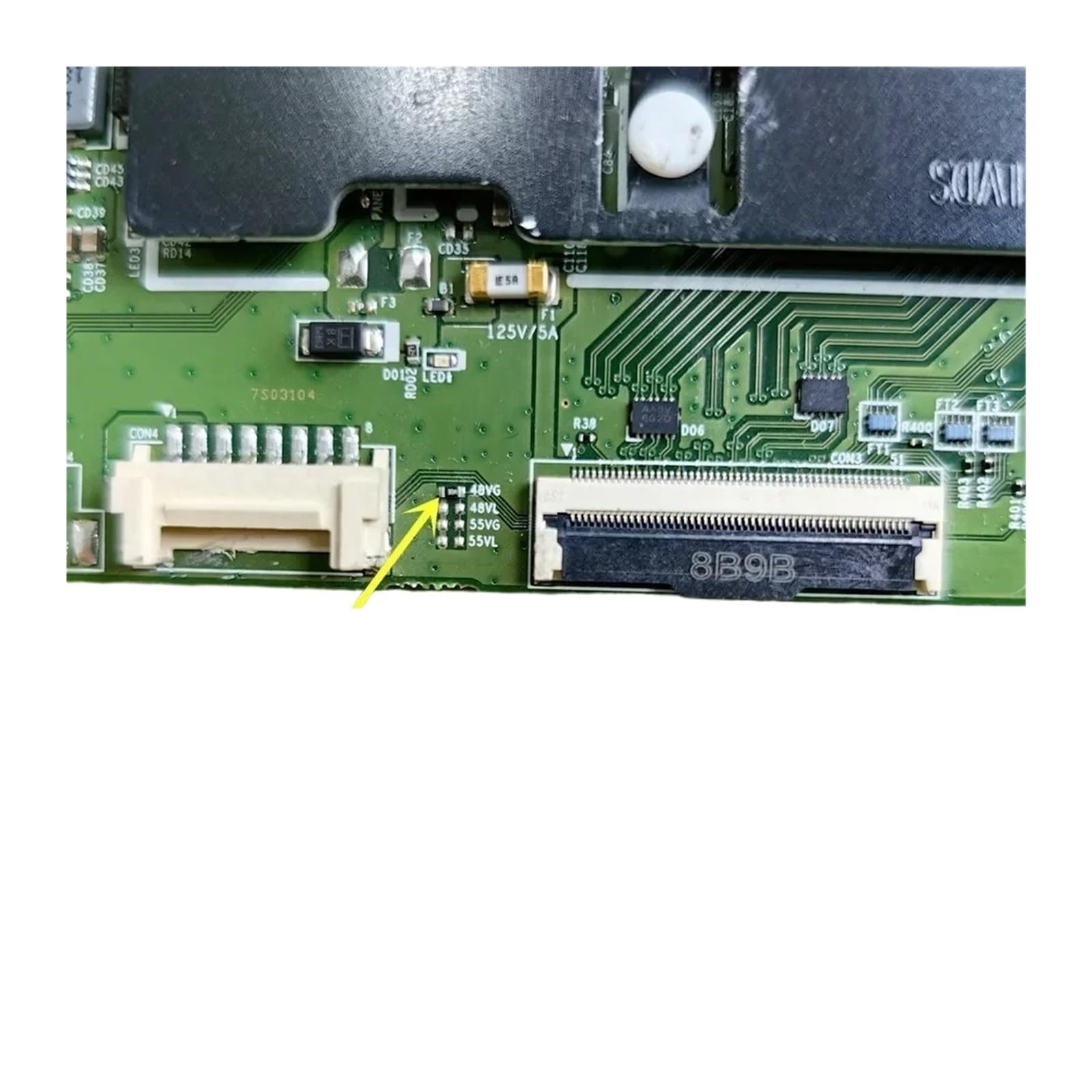 Solution Écran Strié avec Carte T-Con BN41-02254A pour TV UE55H6800AK - 7