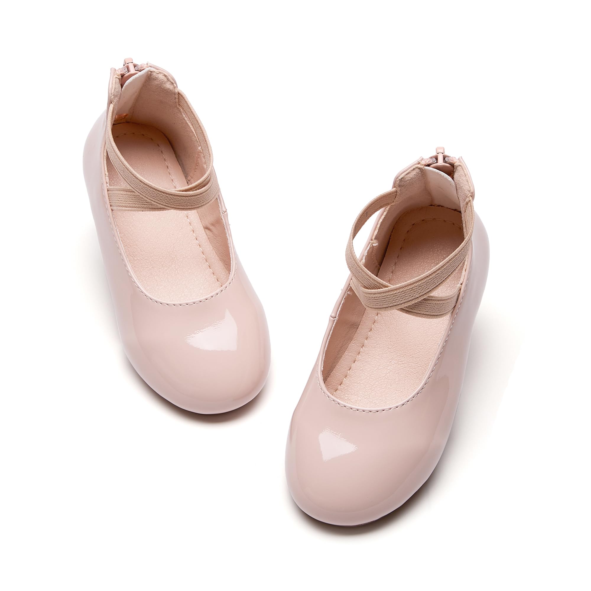 Kiderence Toddler Girls Dress Shoes Little Kids Mary Janes Ballet Flats Toddler