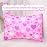 UOMNY Toddler Pillowcases for Girls - Love and Heart Baby Pillow Case 2 Pack - Small Covers for Travel (13X18, 12x16, 14x19)