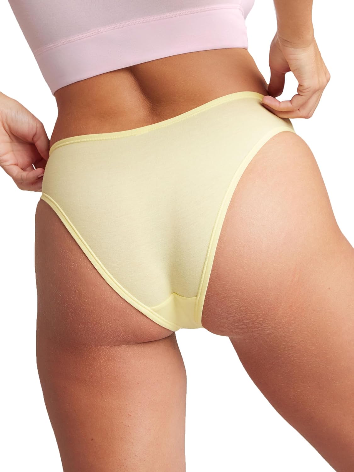 NEGATIVE Underwear – French Cut Cotton Underwear for Women – French Cut Brief – Soft, Stretchy and Cheeky - 3 Pack - Image 4