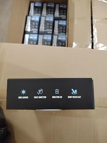 Miniatura 9 de Smiling Shark Linterna frontal recargable, 2025 nueva lámpara LED de cabeza montada en la oreja 1000 lúmenes con sensor de movimiento y 5 modos en