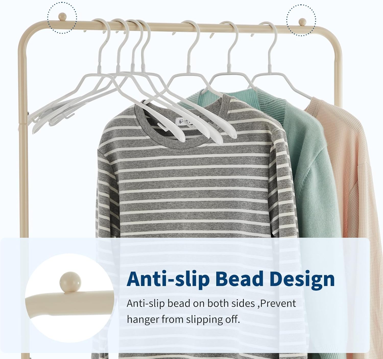 Laundry Cart with Wheels, Rolling Hamper Sorter Cart with Shelf, Laundry Basket with Hanging Rack, Laundry Organizer