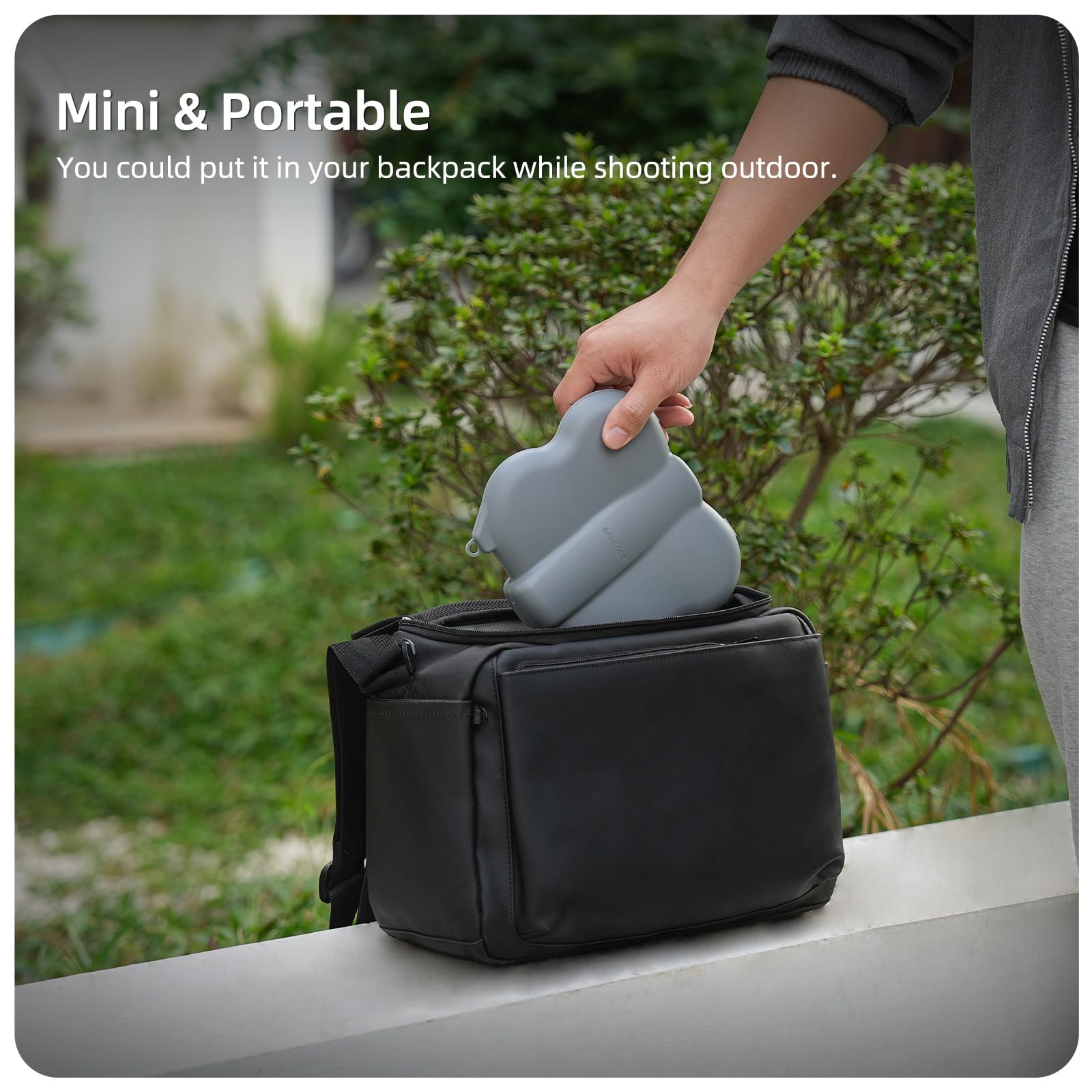 Tasche für DJI NEO 2, Schutzhülle Butterfly Tasche Kompatibel mit 2 Akkus und Digitaler Sendeempfänger Zubehör für DJI NEO 2 (Grau)