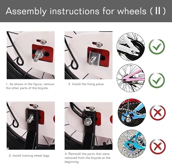 Ruedas de entrenamiento DDJKCZ para bicicleta 20 pulgadas miniatura 7