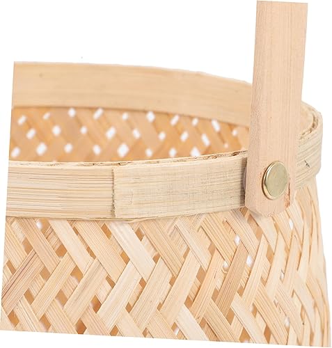 Miniatura 8 de DOITOOL Lámpara de bambú, farol de vela de té, portavelas decorativo para velas de té, centro de mesa, farol colgante, linterna de piso interior,