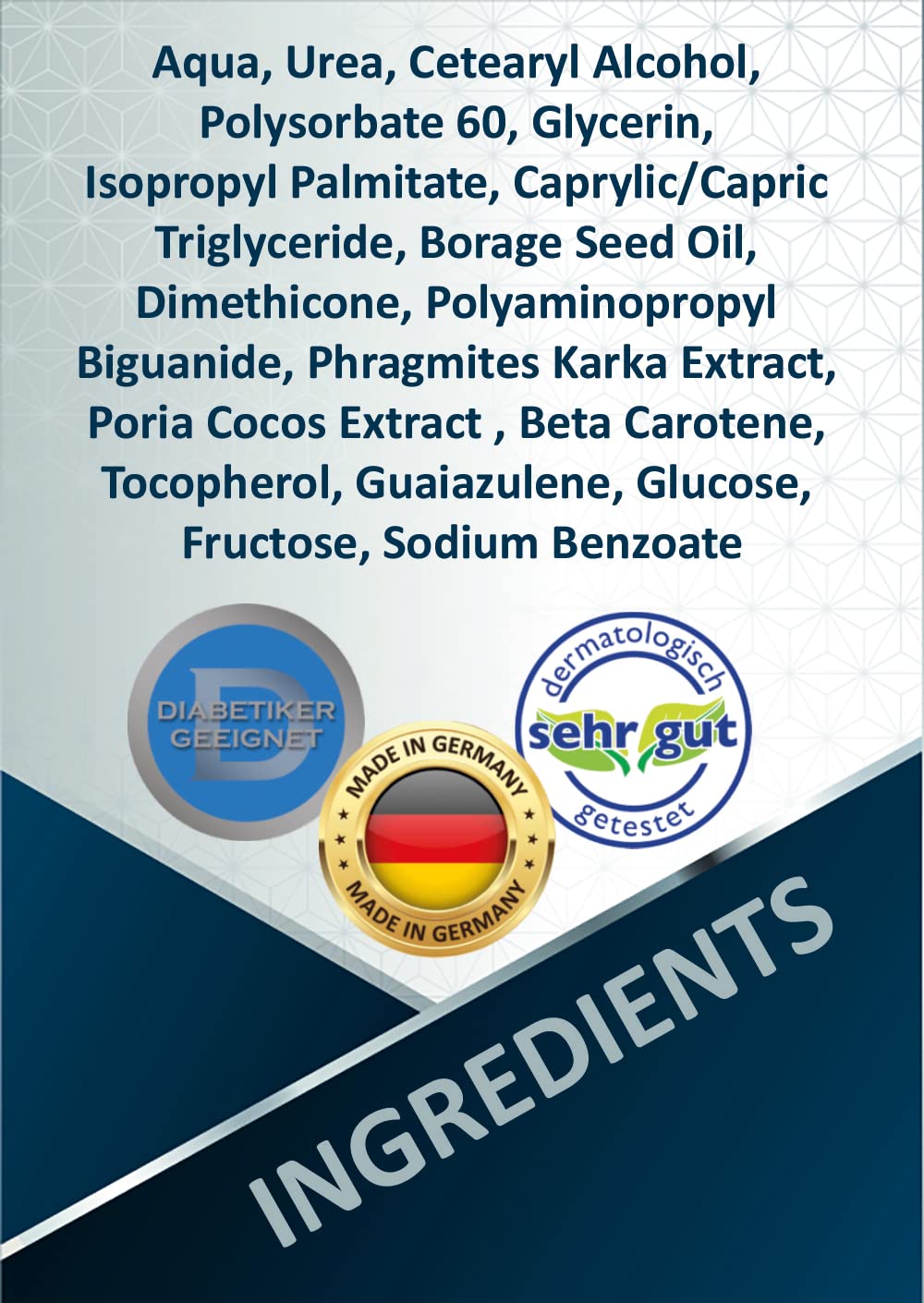 Blueline Creme Lotion zur Hautpilz, Fußpilz, Ekzem oder Neurodermitis Behandlung (3x 500ml) | Körperlotion für trockene und juckende Haut | Bodylotion bei Schuppenflechte, Hautrötungen oder Dermatitis