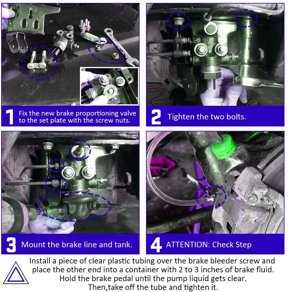 Brake Load Sensing Proportioning Valve OE Replacement - Direct Fit for Toyota Pickup SR5 DLX Extended Cab (1983-1995) - Compatible with OEM 47910-26040 - Heavy Duty Construction