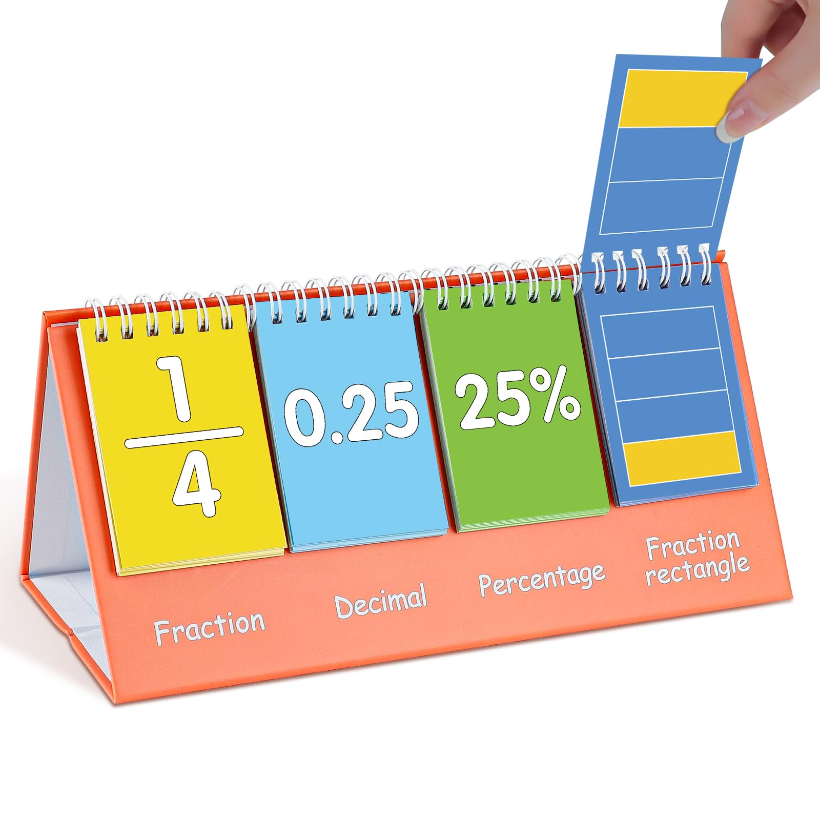 Snapklik.com : Fraction Manipulatives Flip Chart, Decimal Fraction ...