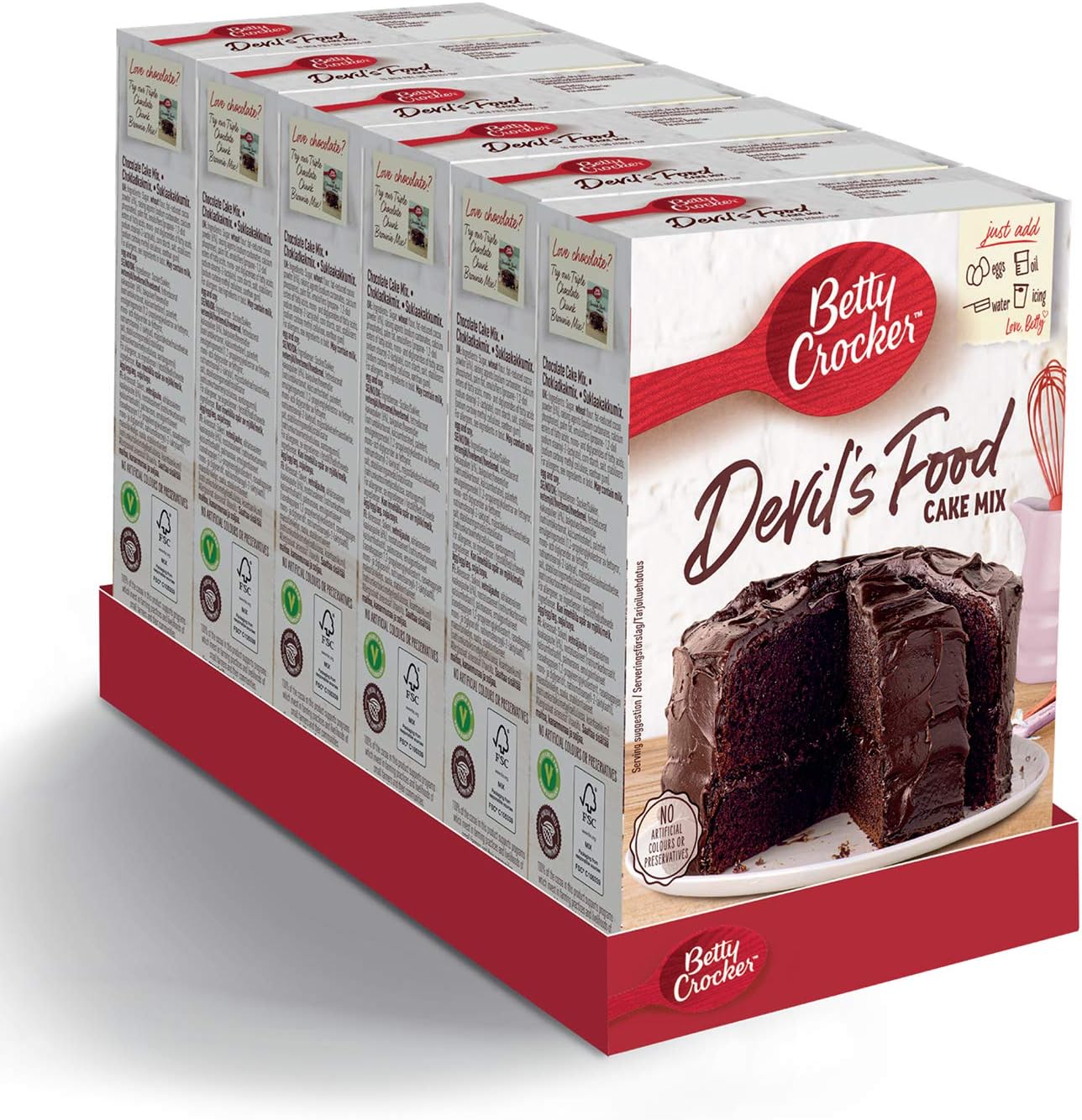 Devil's Food Chocolate Cake Mix 425g (Pack of 6)