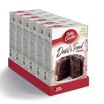 Betty Crocker Super Moist Chocolate Cake Mix, Prepared For Dark