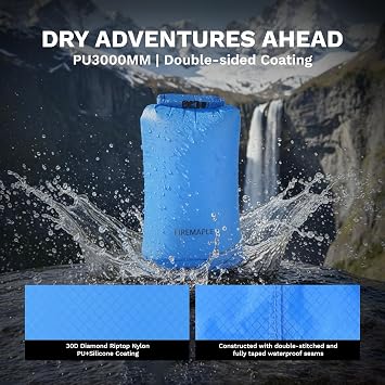 Fire-Maple Ultralight Waterproof Camping Bag, 12l, 12L, 12L US