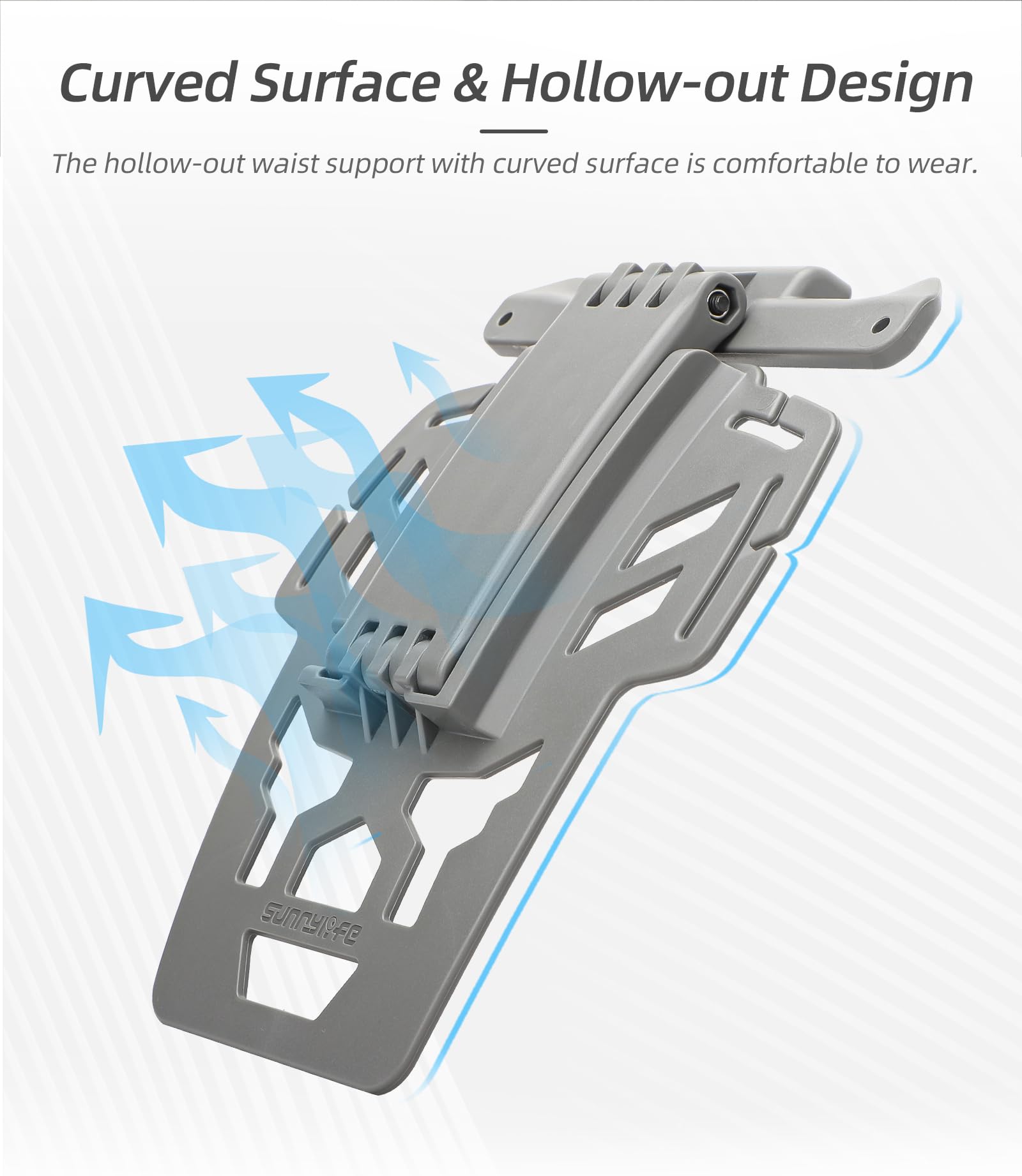 CERFFOOL Support Poitrine DJI RC 2/1 – Sangle Réglable Ergonomique, Angle 360°, Confort & Stabilité Pour Drone