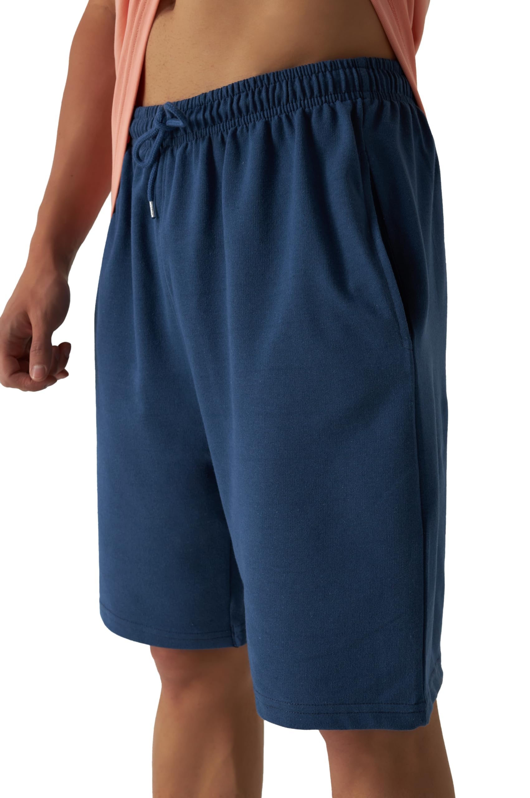ROSS CAMP Sporthose Herren Kurz - Kurze Hosen Herren, Laufshorts Männer Sommer Baumwolle Jogginghose Fitnesshose Sport Sportshorts Bermuda Shorts Hose Trainingshose Tennishose