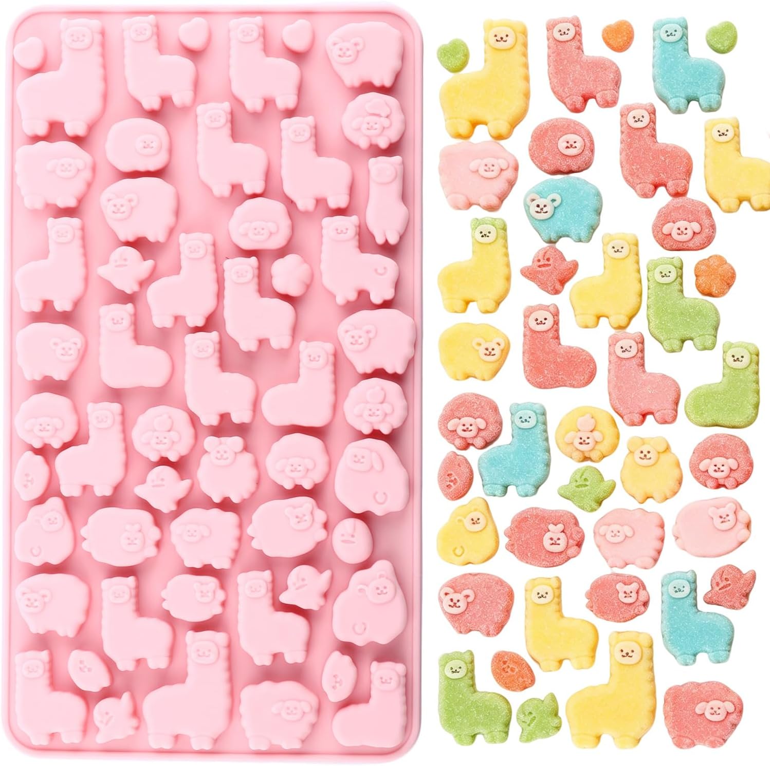 Alpaca Silicone Candy Molds Llama Gummy Mold For Candy Gummy