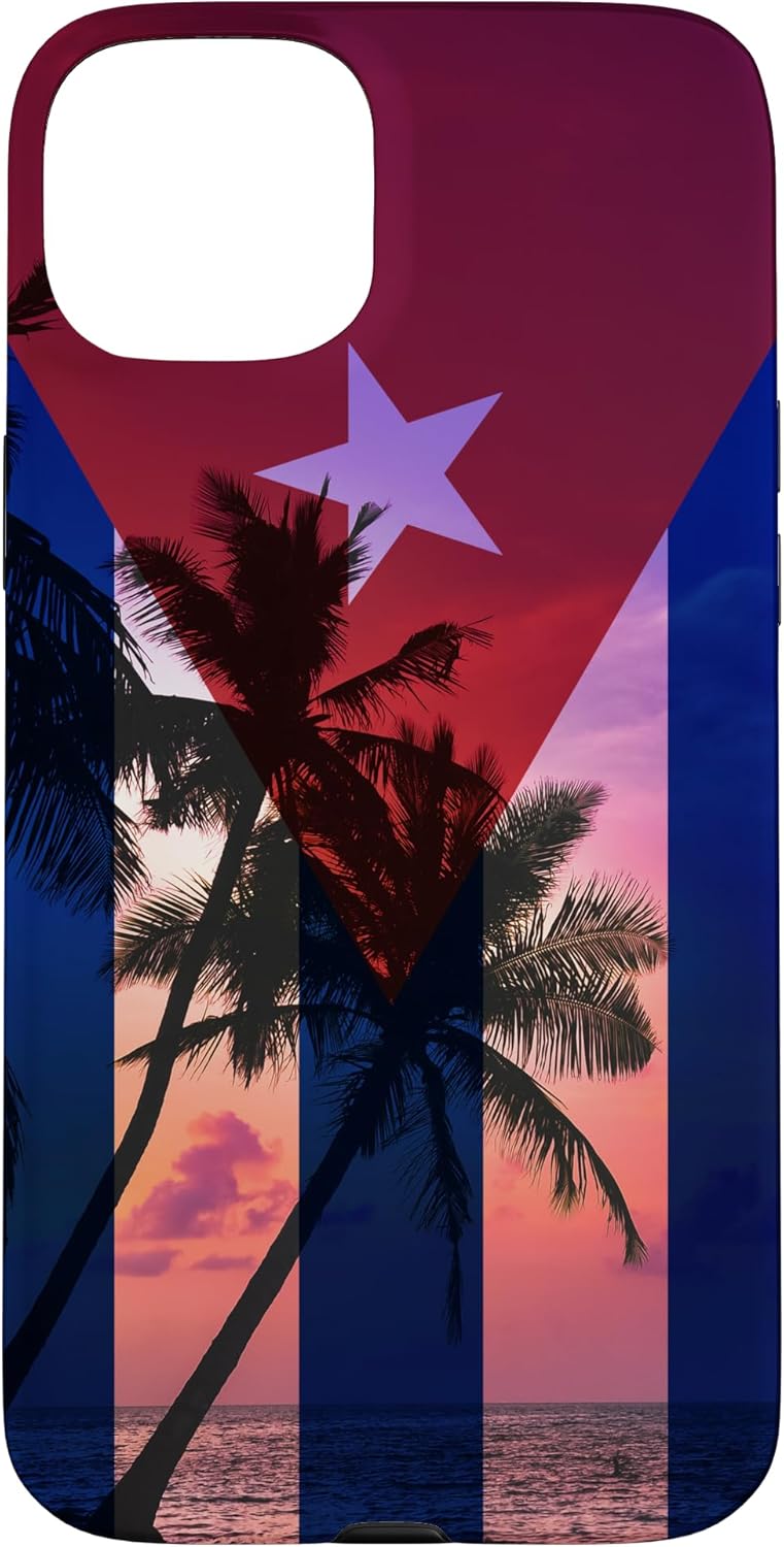 Tropical Ocean Vibes Cuba Flag - Cuban Pride Case for iPhone 14