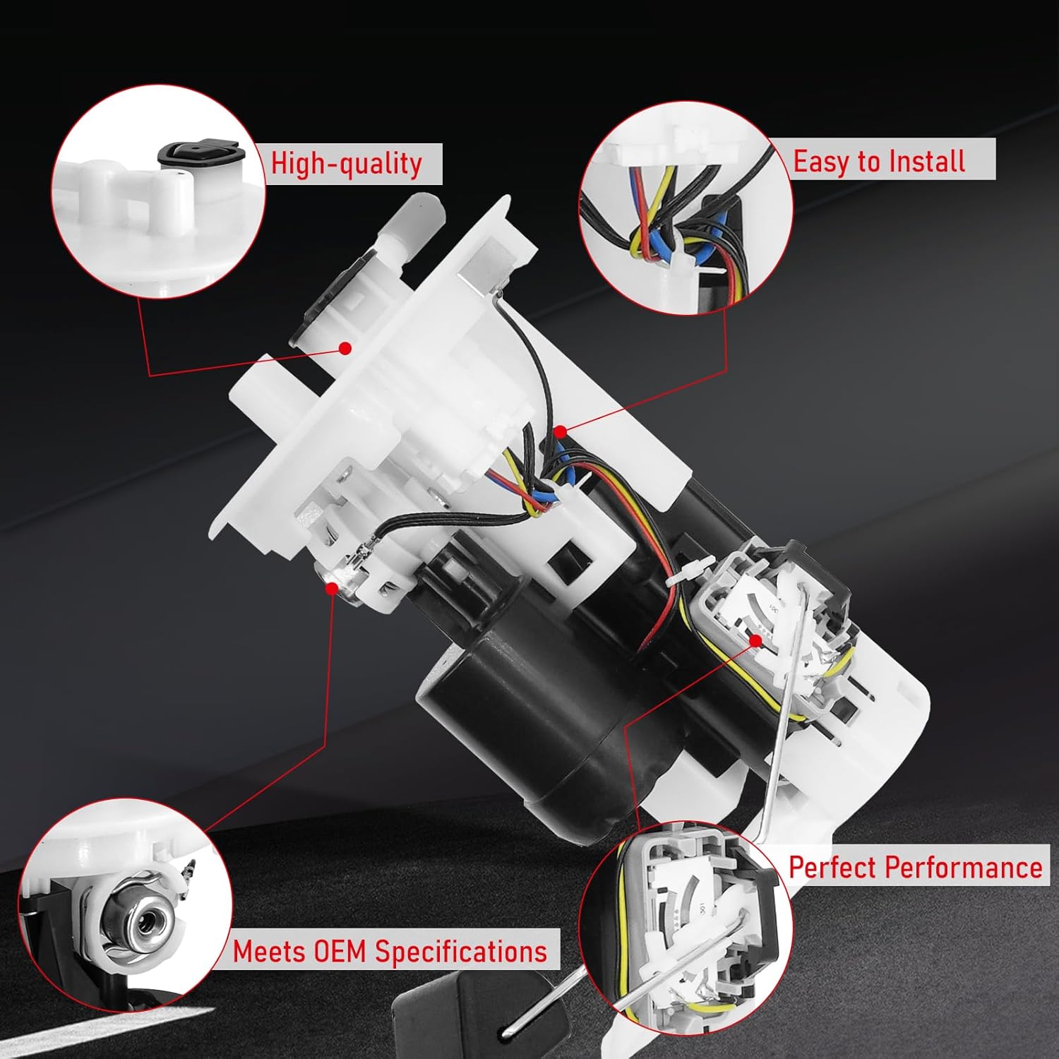SP9157M Electric Fuel Pump Assembly Fit for 1997-2001 Toyota Camry, 1998-1999 Avalon, 1999-2003 Solara, 232210a030 767GE 9015950343 8332033030