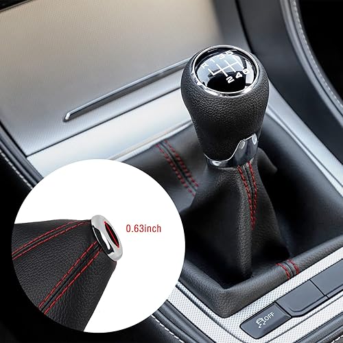 Vista 17 de Salior Funda de cuero para palanca de cambios de automóvil, accesorios para decoración interior de automóvil, funda universal a prueba de polvo