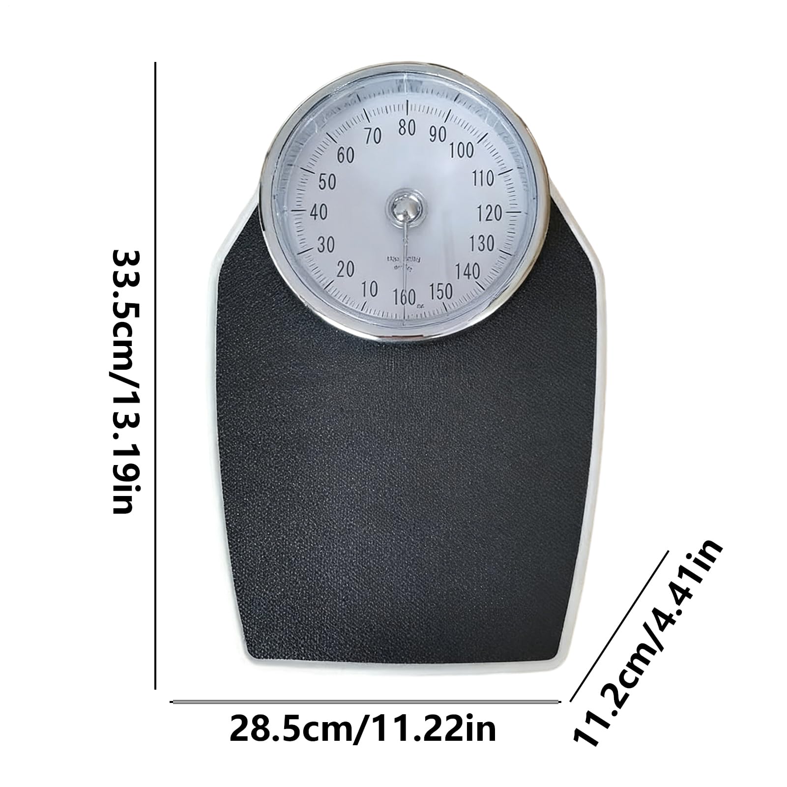 osobowa - Mechaniczna ciała 159 kg - antypoślizgowe akcesoria do pomiaru wagi | Do łazienki w domu Fitness Kuchnia Siłownia Podróże Trening Biuro