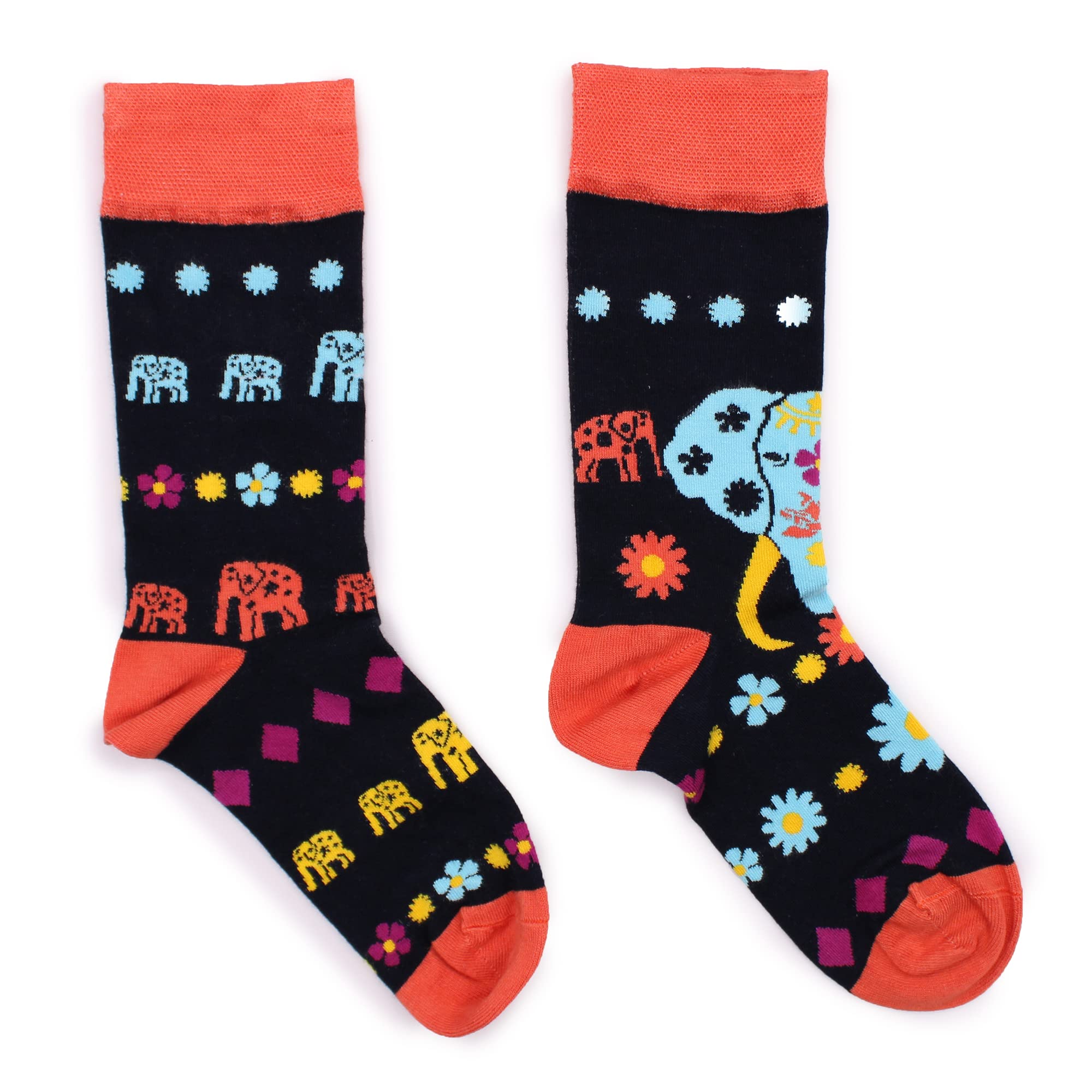 Hop Hare Bamboo Socks - Lucky Elephant S/M