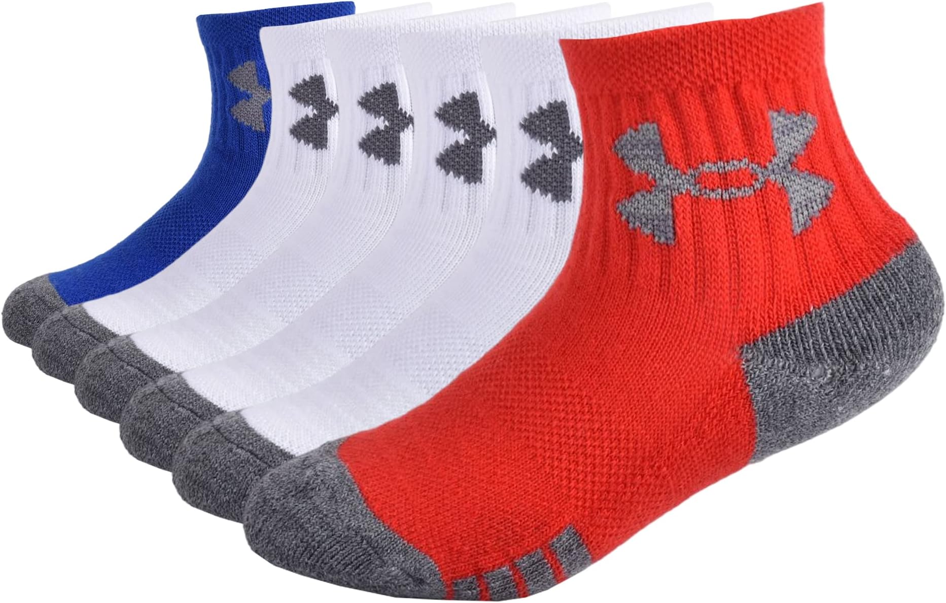 boys Multi Pack Quarter Sock