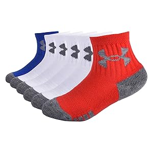 Under Armour boys Multi Pack Quarter Sock