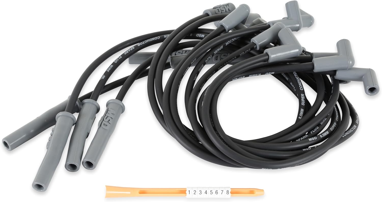 MSD 31323 Super Conductor Spark Plug Wire Set HEI