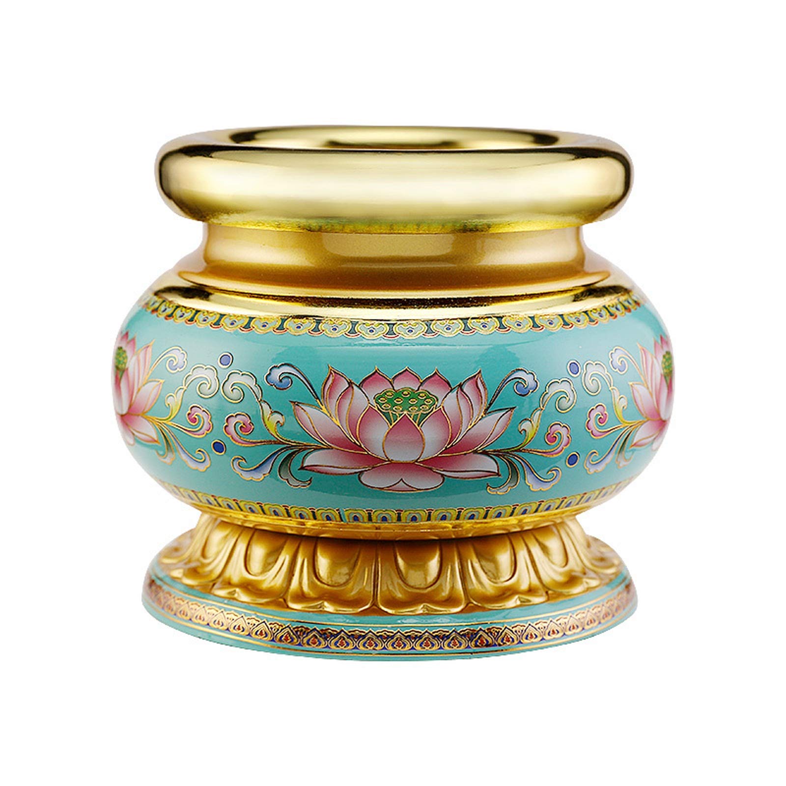 SUNESA Räucherstäbchenhalter Kupfer Weihrauchbrenner Reiner Kupfer Weihrauchbrenner for Buddha Haushalt Buddhistin Tempel Weihrauchbrenner Indoor Räucherstäbchen Halter