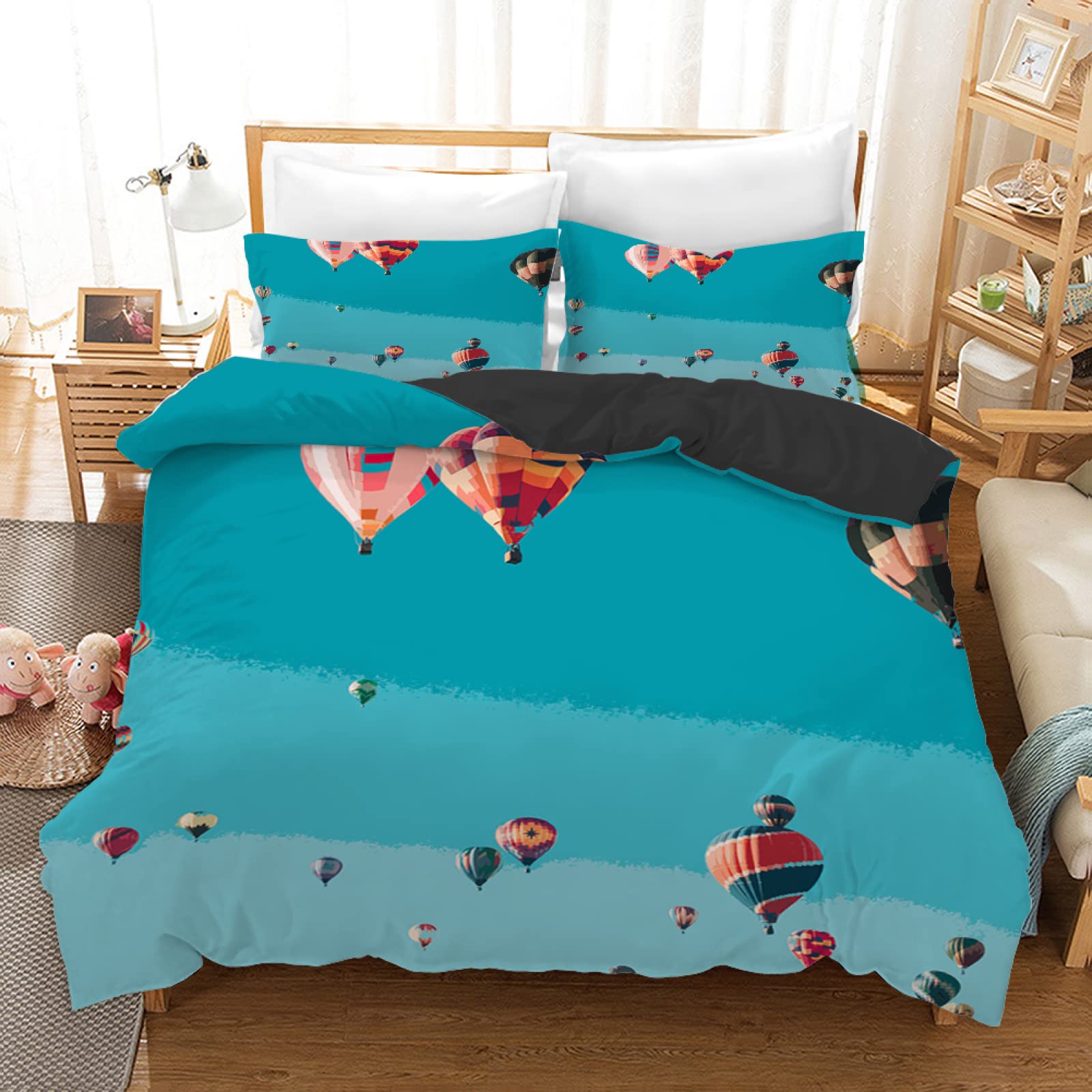 Housse de couette 90x190 enfant bleu douce pour en finir avec les nuits agitées