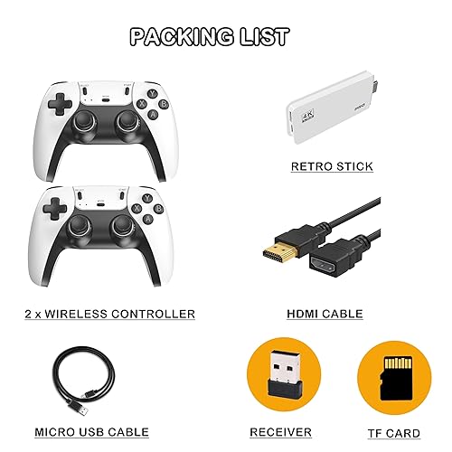 Miniatura 5 de Consola de juegos retro, consola de videojuegos Plug and Play más de 40,000 juegos