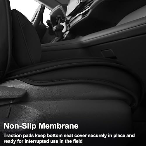 Miniatura 3 de JOJ Fundas de asiento de automóvil para Ford Expedition EL 2007-2017, funda de asiento de automóvil de 2 asientos, antideslizantes, impermeables,