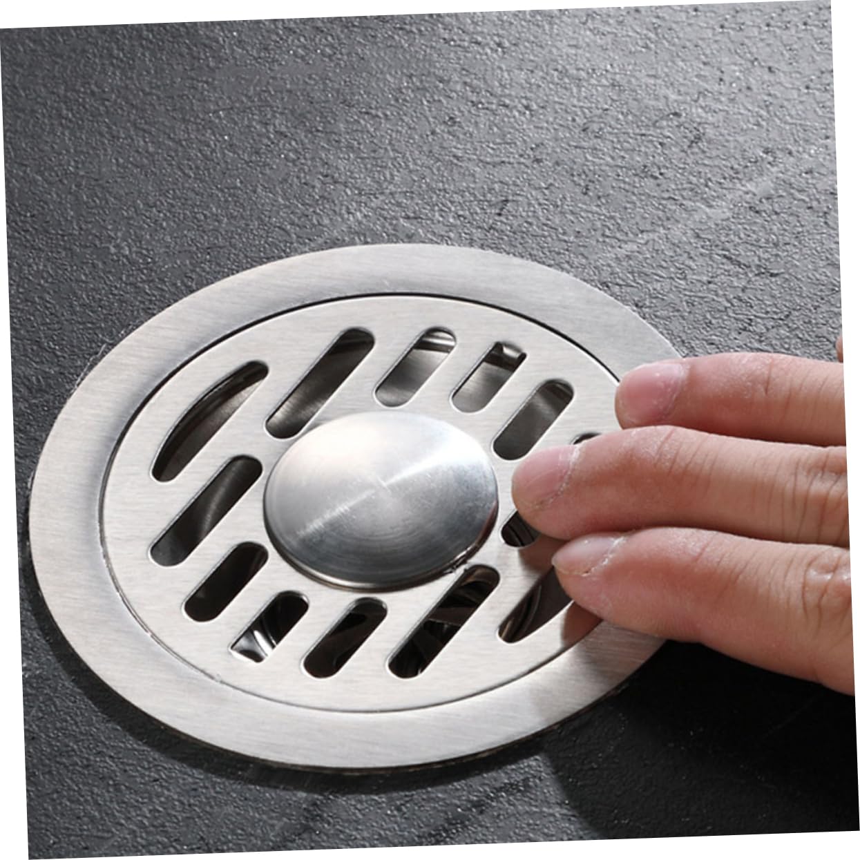 Angoily 4piezas Cubierta De Drenaje De Ducha Inoxidable Colador Antioxidante para Recogepelos Accesorio para Baño y De Instalar y Limpiar Drenaje y Antibloqueo