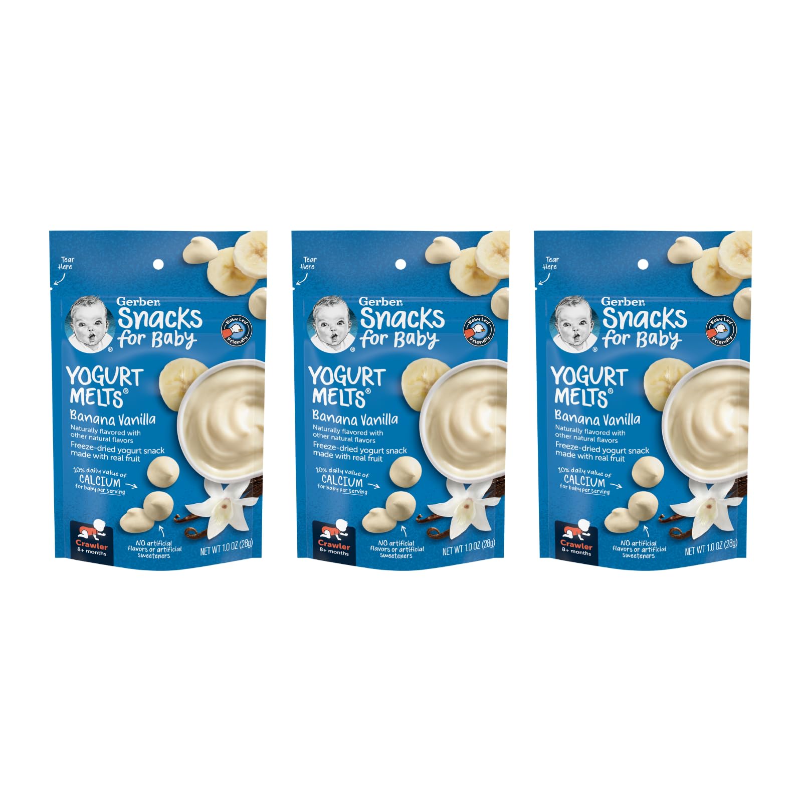 Gerber Snacks for Baby Yogurt Melts (Banana Vanilla)