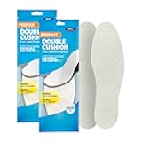 Profoot Men's Double Cushion Insole, Extra Thick Dual Layer Insoles - 2 Pairs