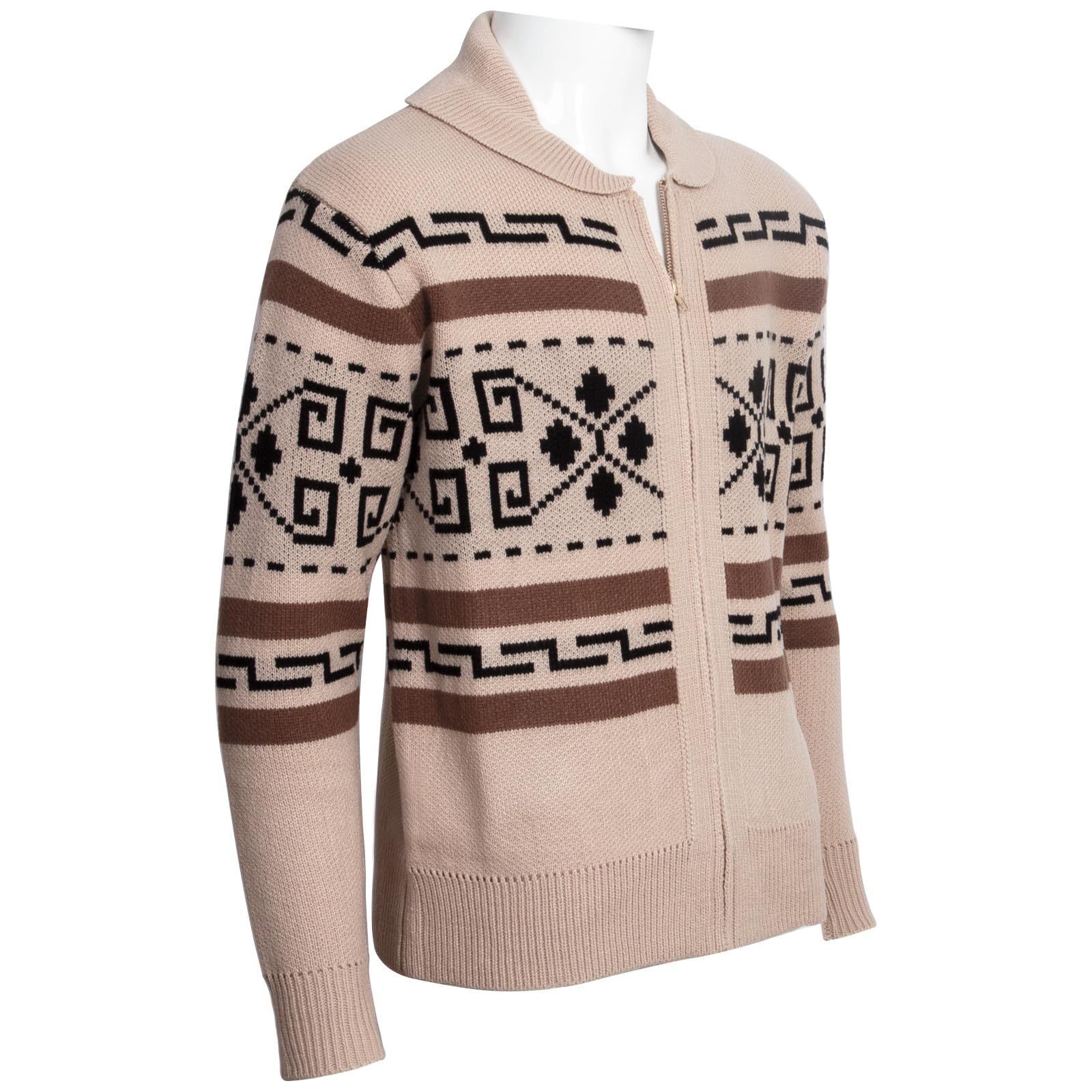 Herren Strickjacke Pullover Zip Up Cardigans Pullover für Männer