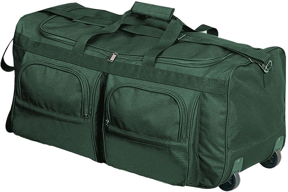 Preferred Nation 2-Wheeled Travel Duffel, Green