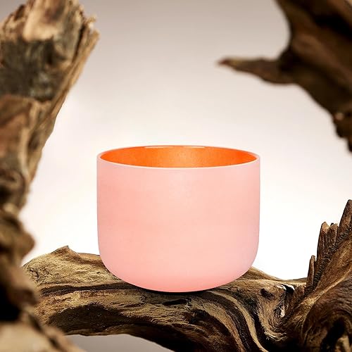 Miniatura 30 de Leize Juego de 7 cuencos de cristal de cuarzo impecables de 6 a 12 pulgadas con fundas de transporte resistentes y mazo de gamuza Blanco