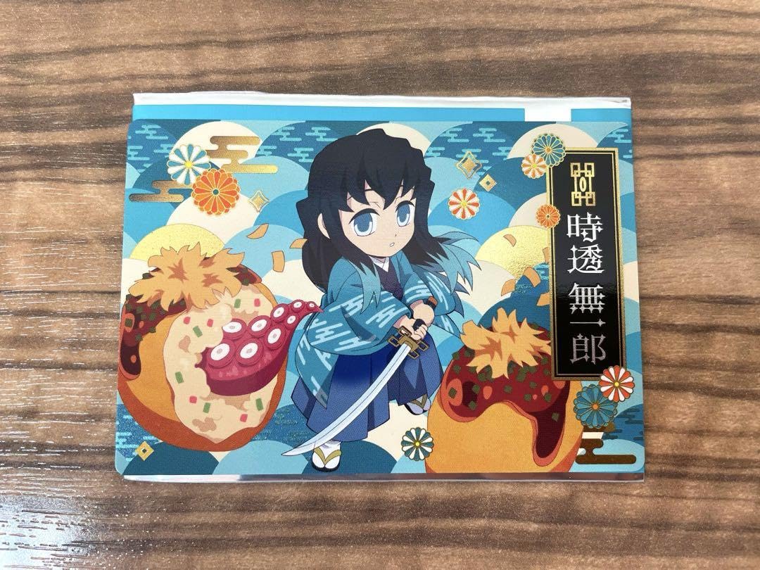 時透無一郎　　銀だこ　缶バッジ 鬼滅の刃 - 鬼滅の刃 銀だこコラボ 時透無一郎 缶バッジの通販 by ぷり