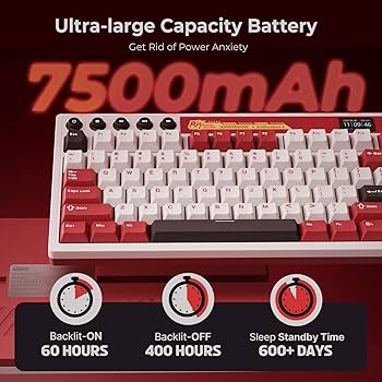 RK  KLUDGE M87 キーボード 日本語配列 クリーム Amazon.com: RK ROYAL KLUDGE M87 Wireless Gaming Keyboard with