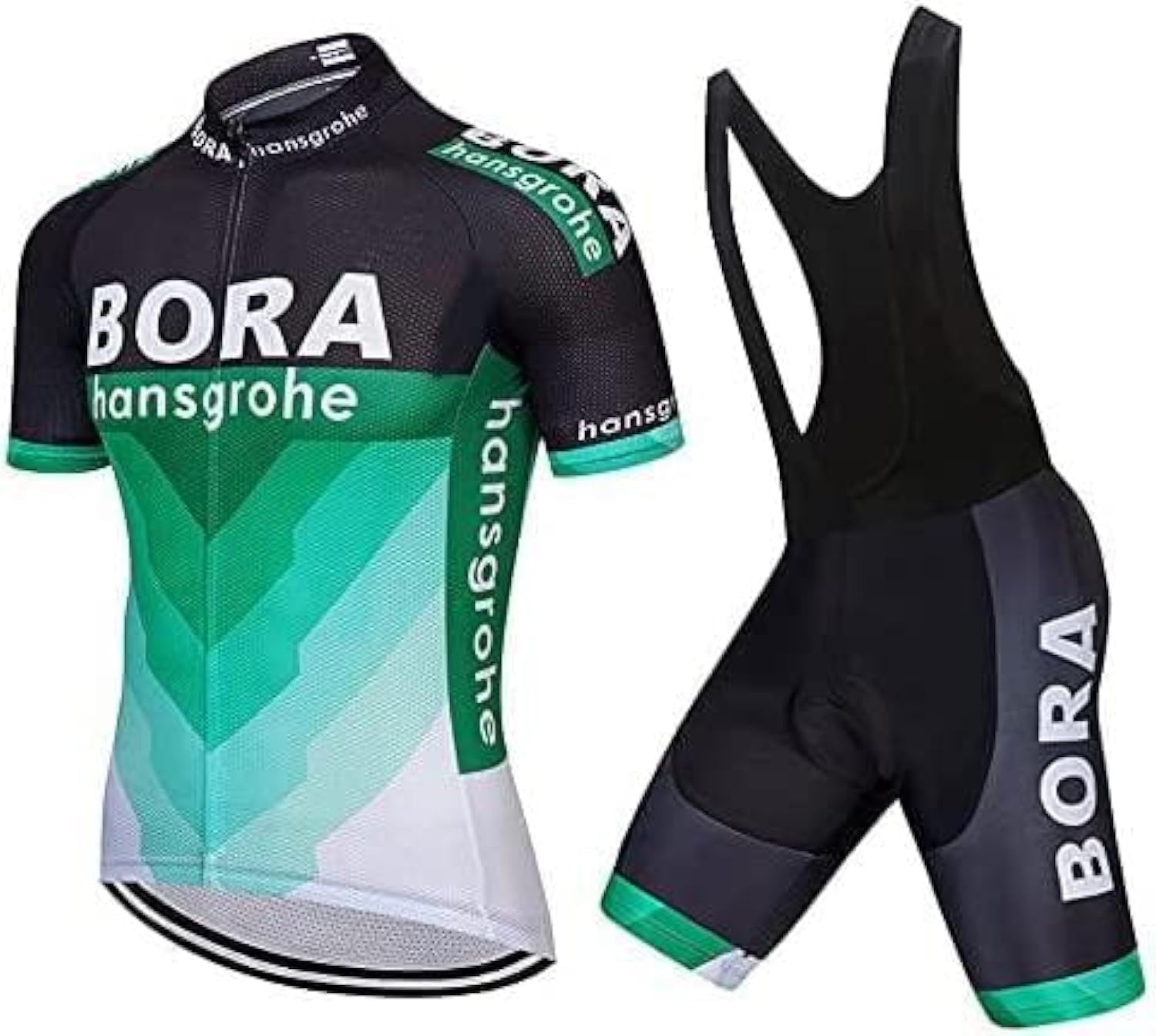 Moxilyn Maillot de Cyclisme + Cuissard Homme Tenue Cycliste Respirant Manche Courte Séchage Rapide T-Shirt VTT Velo de Route