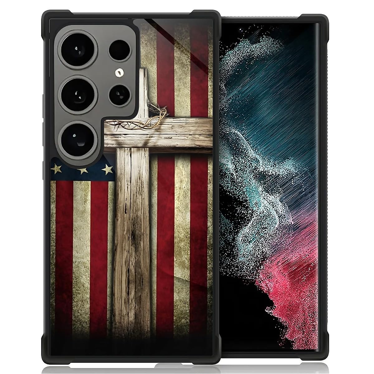 Zeggi Case for Samsung Galaxy S25 Ultra 6.9",Four Corner Airbag Protection Design Soft Silicone Frame Personalized Case Compatible with Samsung Galaxy